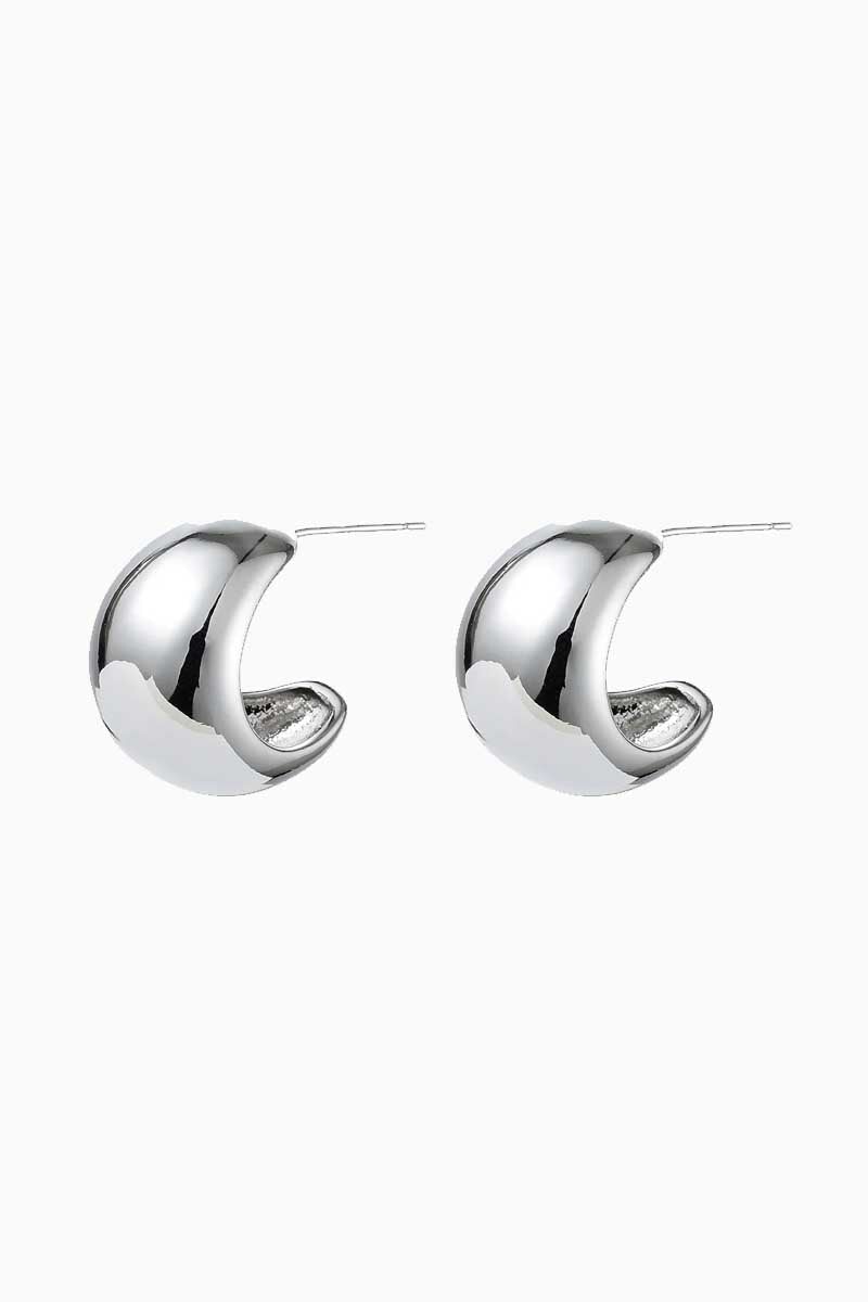 POOLSIDE MINI HOOPS-GUN Jewellery Anna Rossi Jewellery Uni Gun