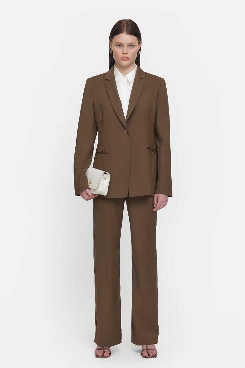 HOMETOWN BLAZER-BURNT UMBER Blazers Viktoria and Woods