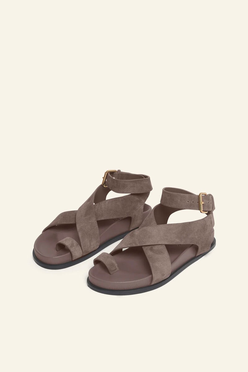 JALEN SANDAL-SLATE SUEDE Shoes A.Emery