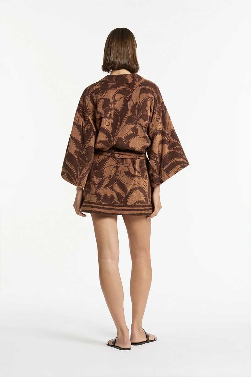 MAR TERRY ROBE-CHOCOLATE TERRY Swim SIR.