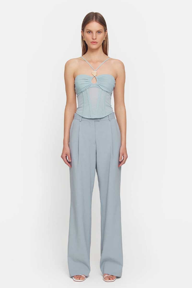 DELTA BUSTIER-ARCTIC BLUE Tops Viktoria and Woods