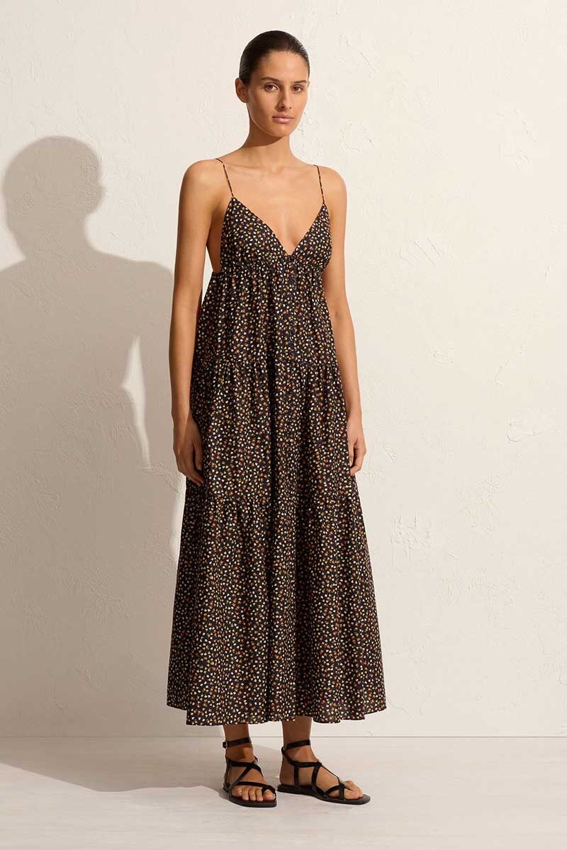 TRIANGLE TIERED SUNDRESS-MEADOW Dress Matteau 1 Meadow