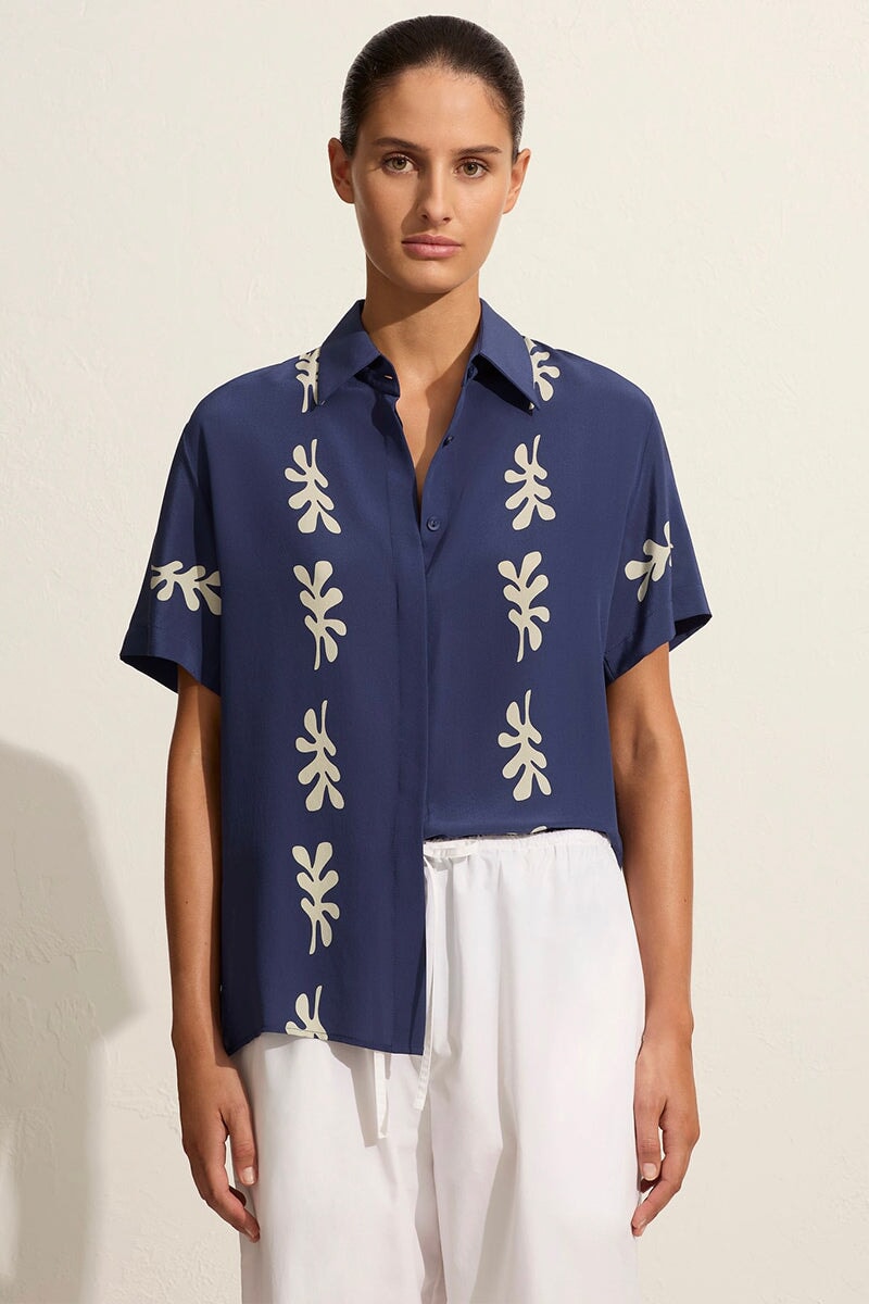 SHORT SLEEVE SHIRT-FIG LEAF Shirts Matteau 1 Fig Leaf