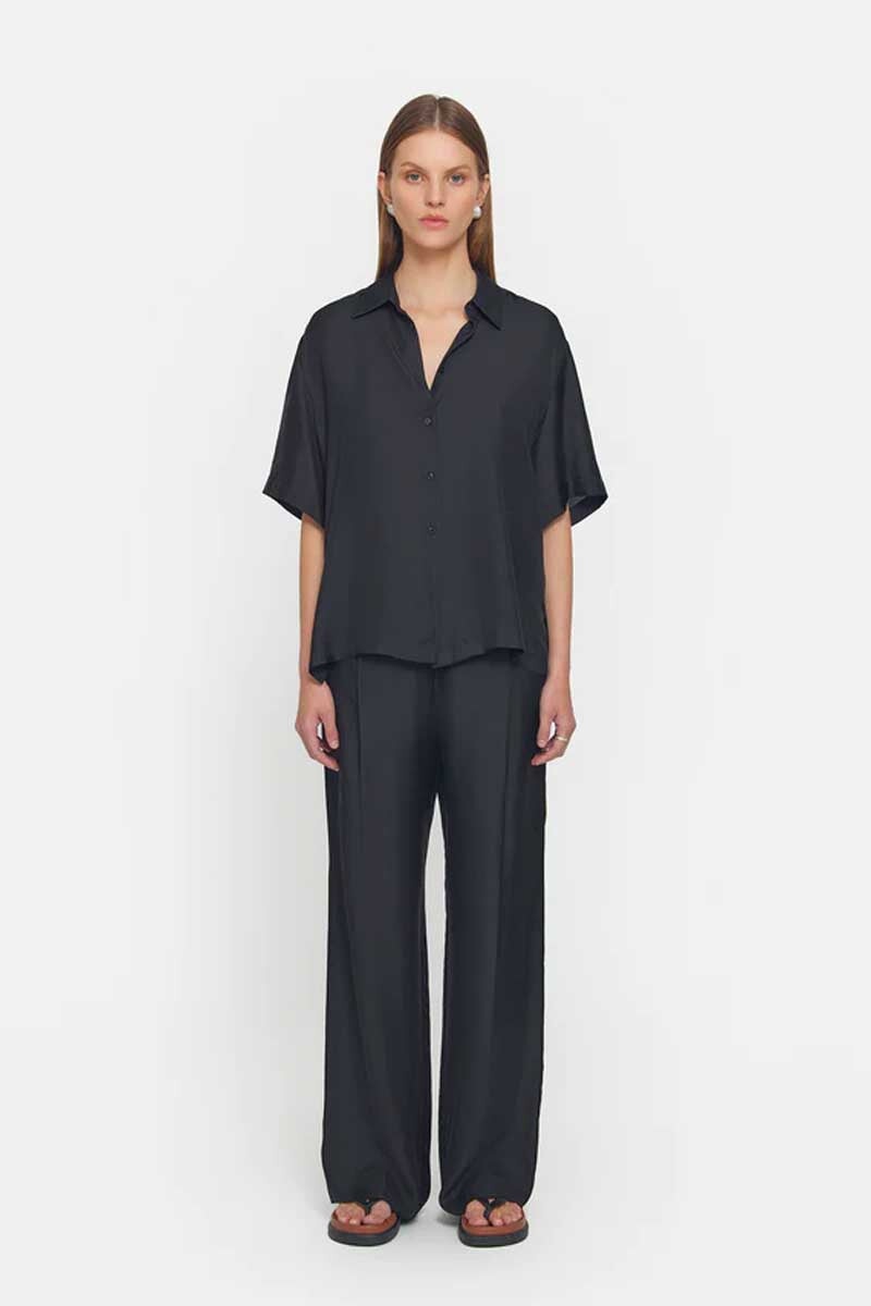 LITERATURE SHIRT-BLACK Tops Viktoria and Woods