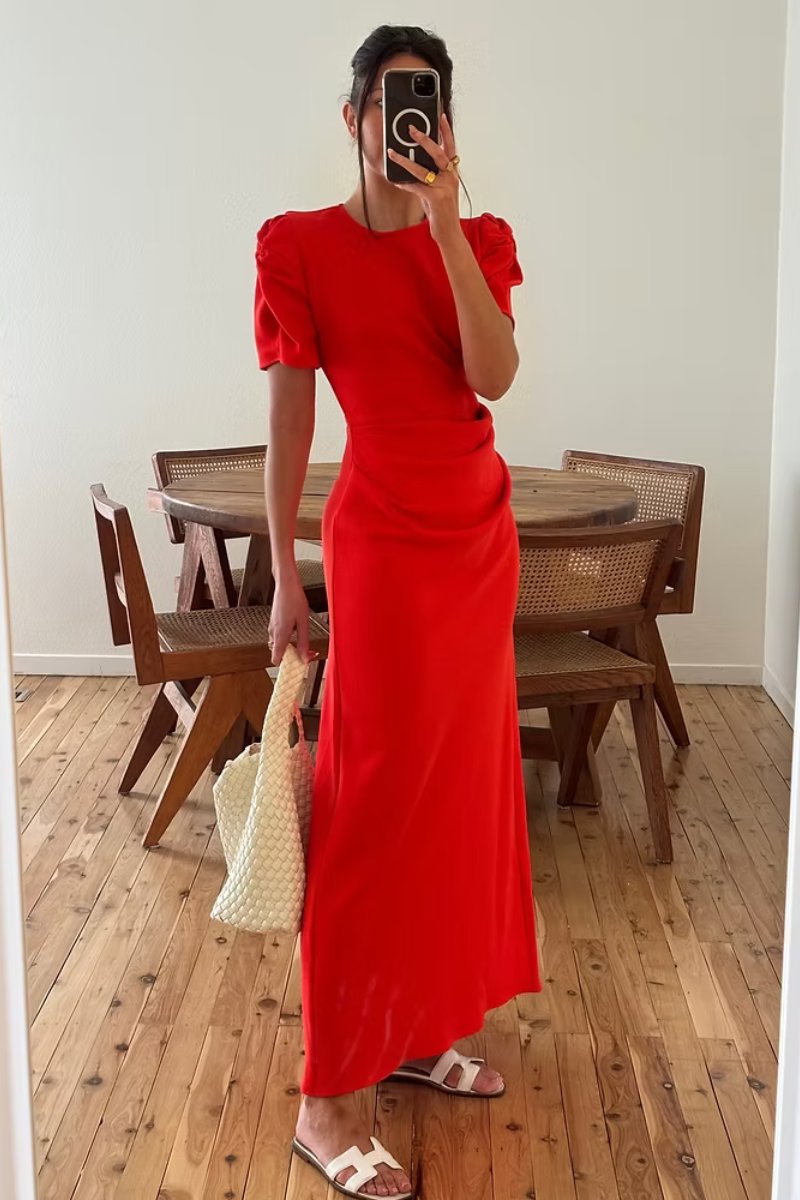 A LOVE FOR THE AGES DRESS-RED Maxi Dress Maggie Marilyn
