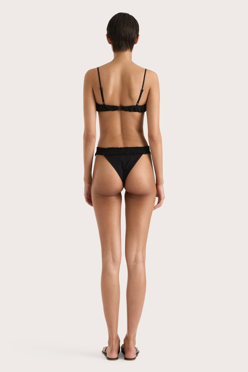 ESTEREL BIKINI BOTTOM-BLACK Swim Faithfull the Brand
