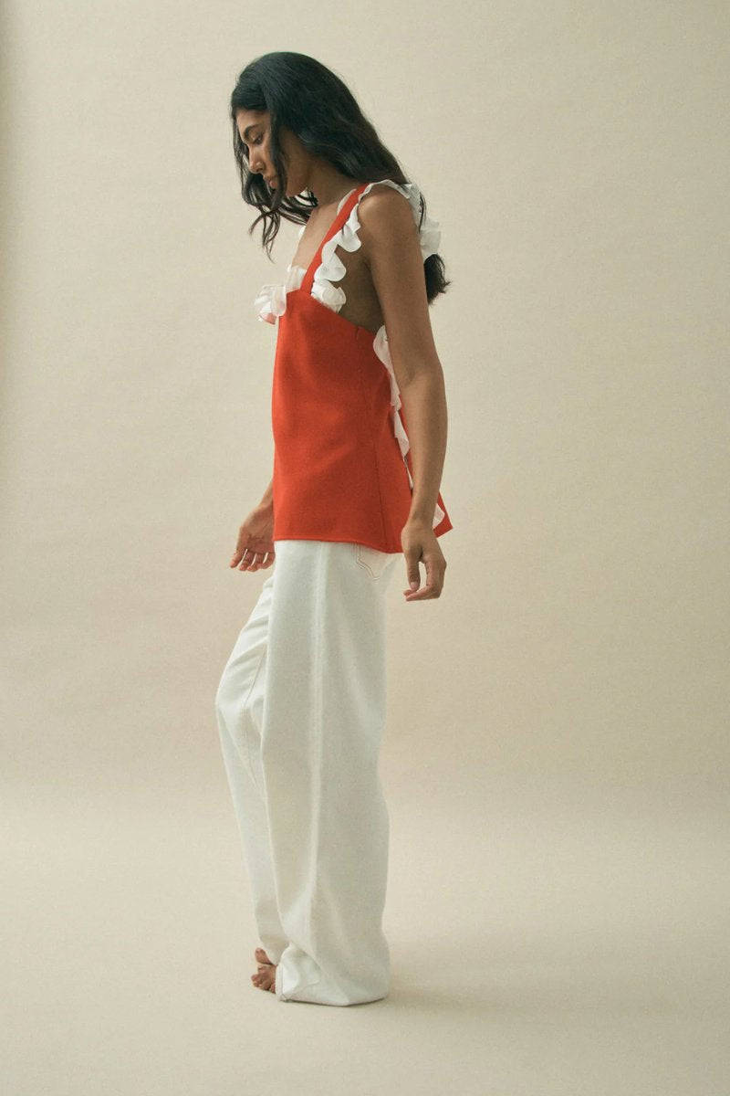 DANCING IN THE SKY TOP-RED Tops Maggie Marilyn