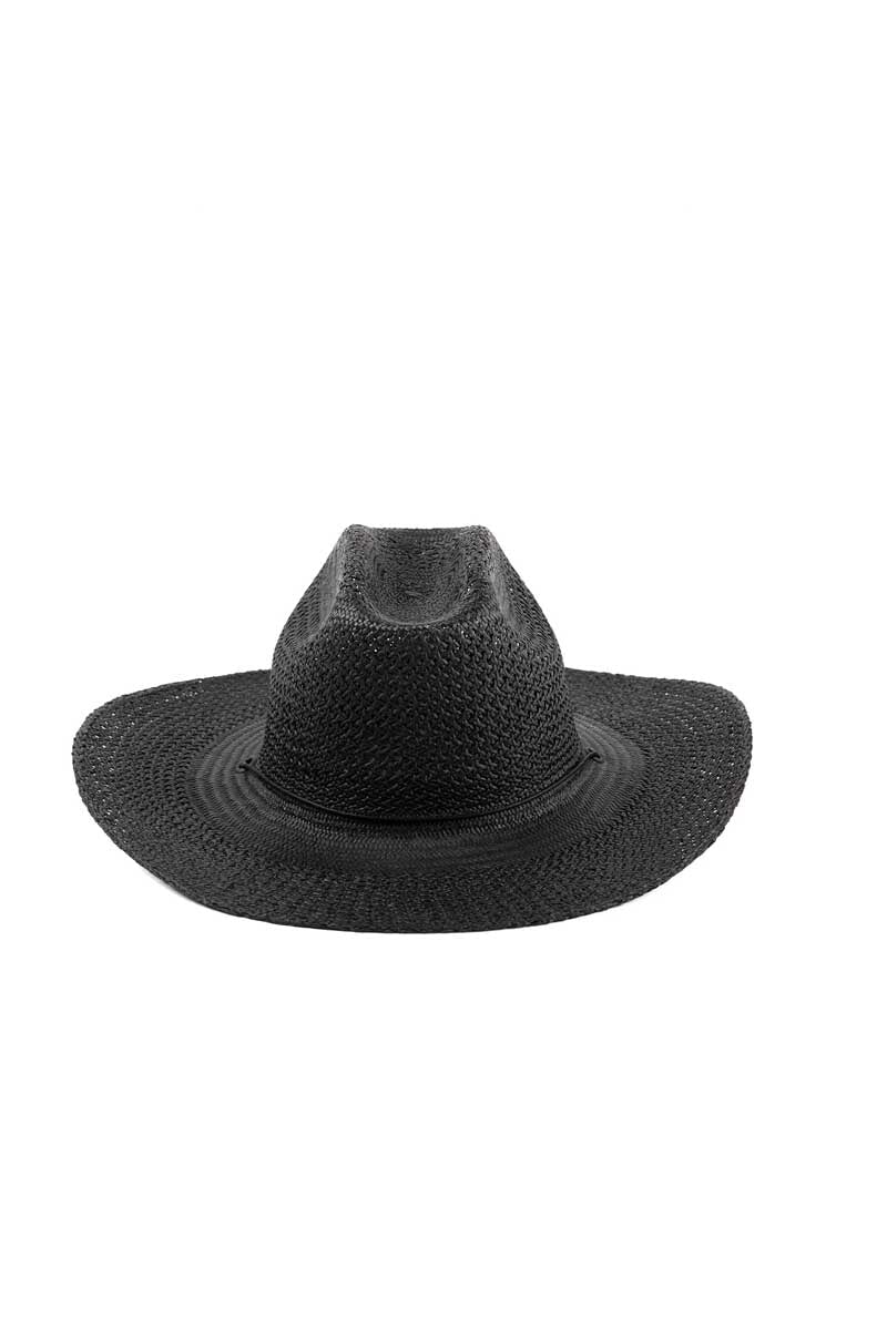 THE OUTLAW-BLACK Hats Lack of Color S Black