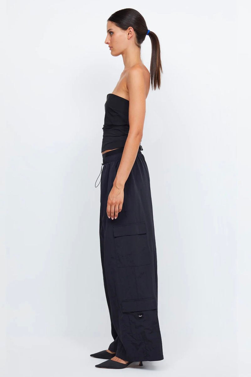 GAB DRAWCORD PANT-BLACK Pants Bec and Bridge