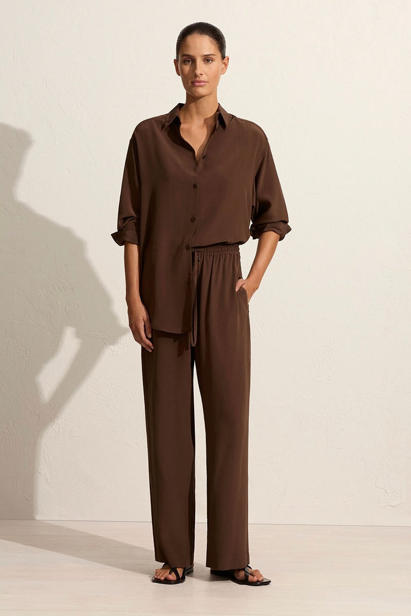 DRAWSTRING TROUSER-SABLE Pants Matteau 1 Sable