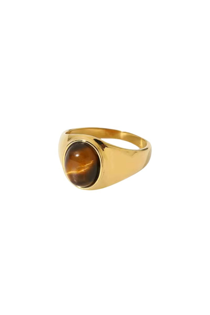 MIRI RING-TIGER EYE Rings F&D