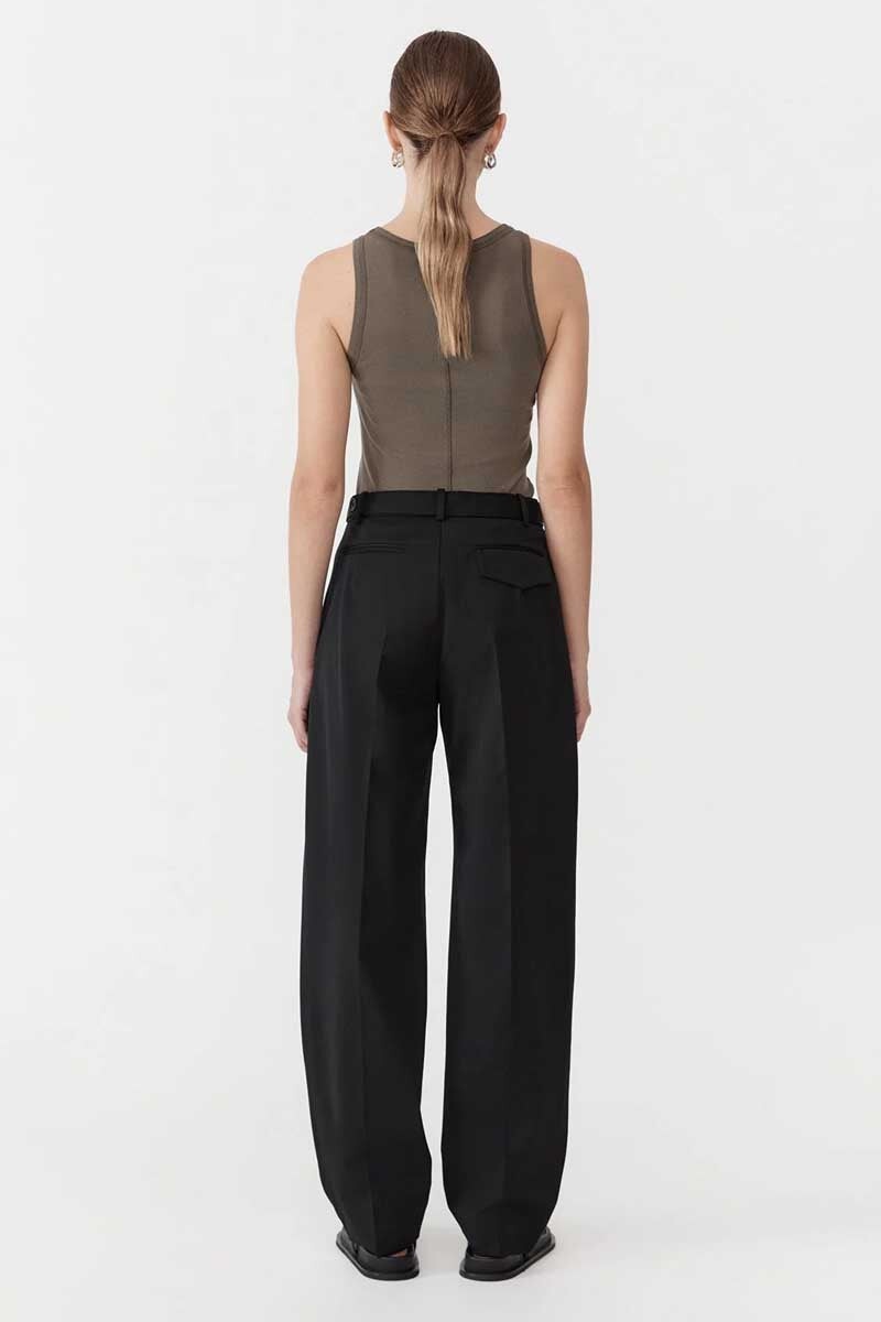 ORGANIC COTTON SINGLET-KELP Tops ST AGNI