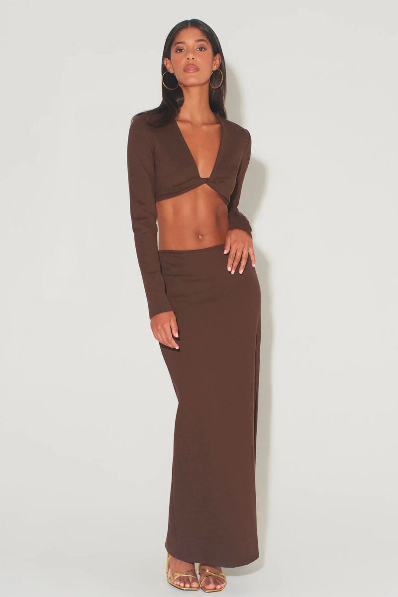 LISSA SKIRT-CACAO Skirts HANSEN AND GRETEL