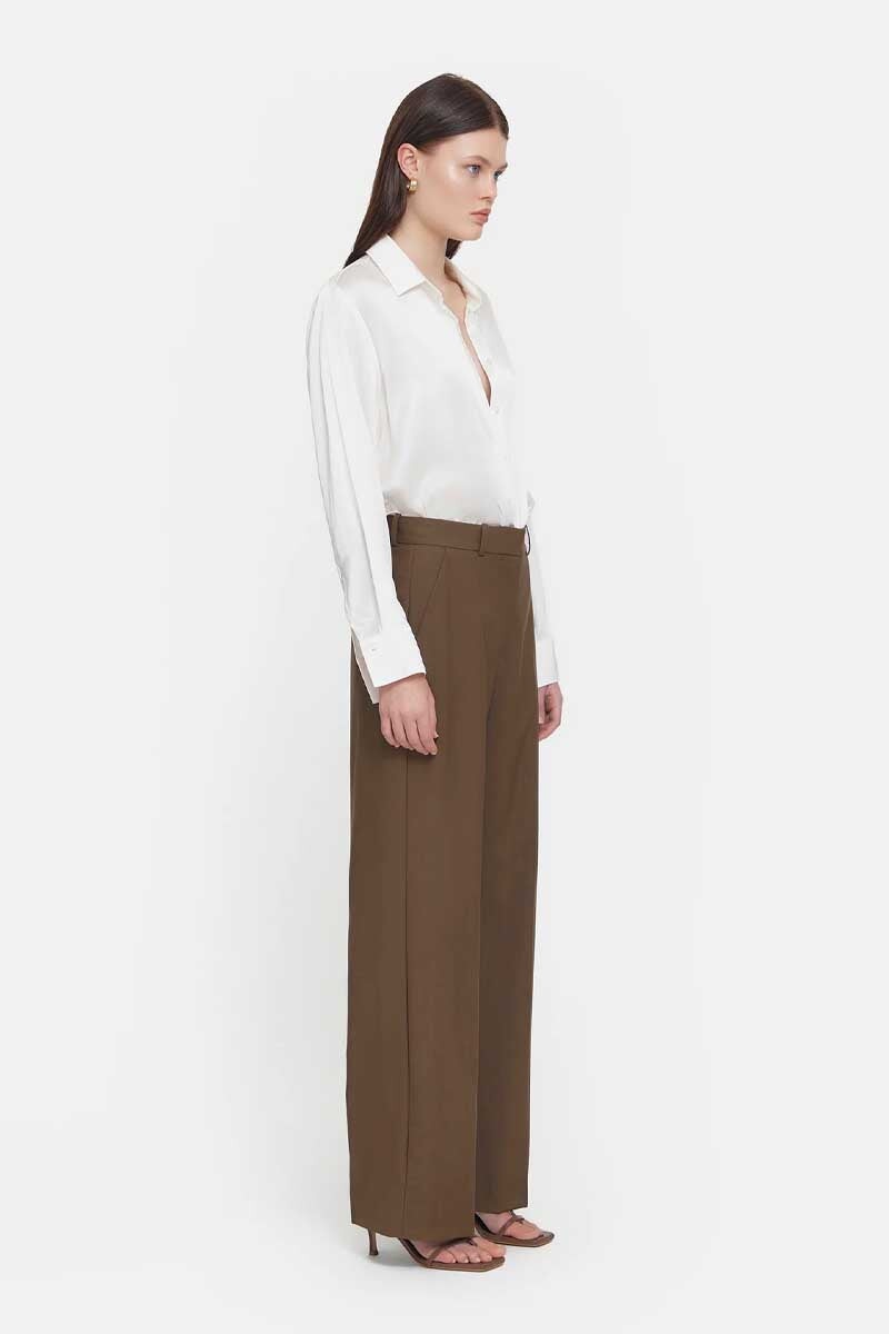 MACLEOD TROUSER-BURNT UMBER Pants Viktoria and Woods