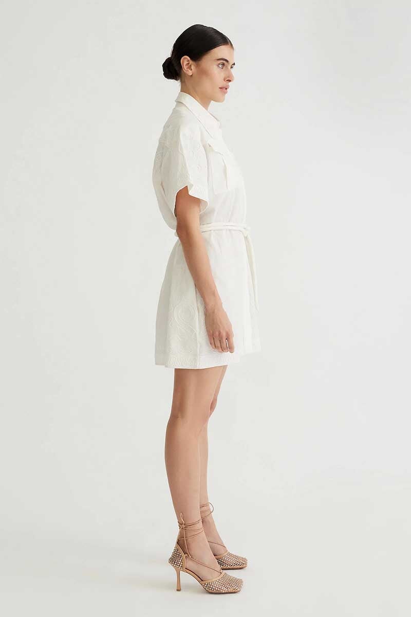 COBIE UTILITY DRESS-PEARL Dress ANTIPODEAN