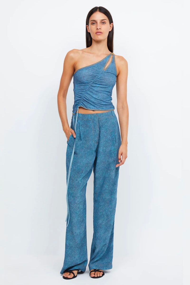 DUSTIN TROUSER-DARK DENIM Pants Bec and Bridge 6 Dark Denim