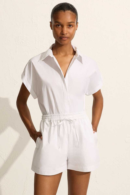 RELAXED SHORT-WHITE Shorts Matteau 1 White