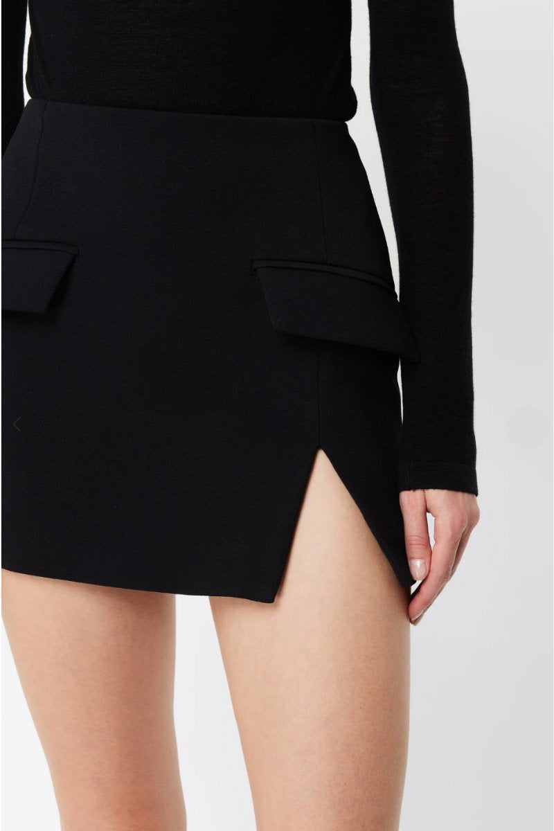 MELROSE MINI SKIRT-BLACK Skirts MOSSMAN
