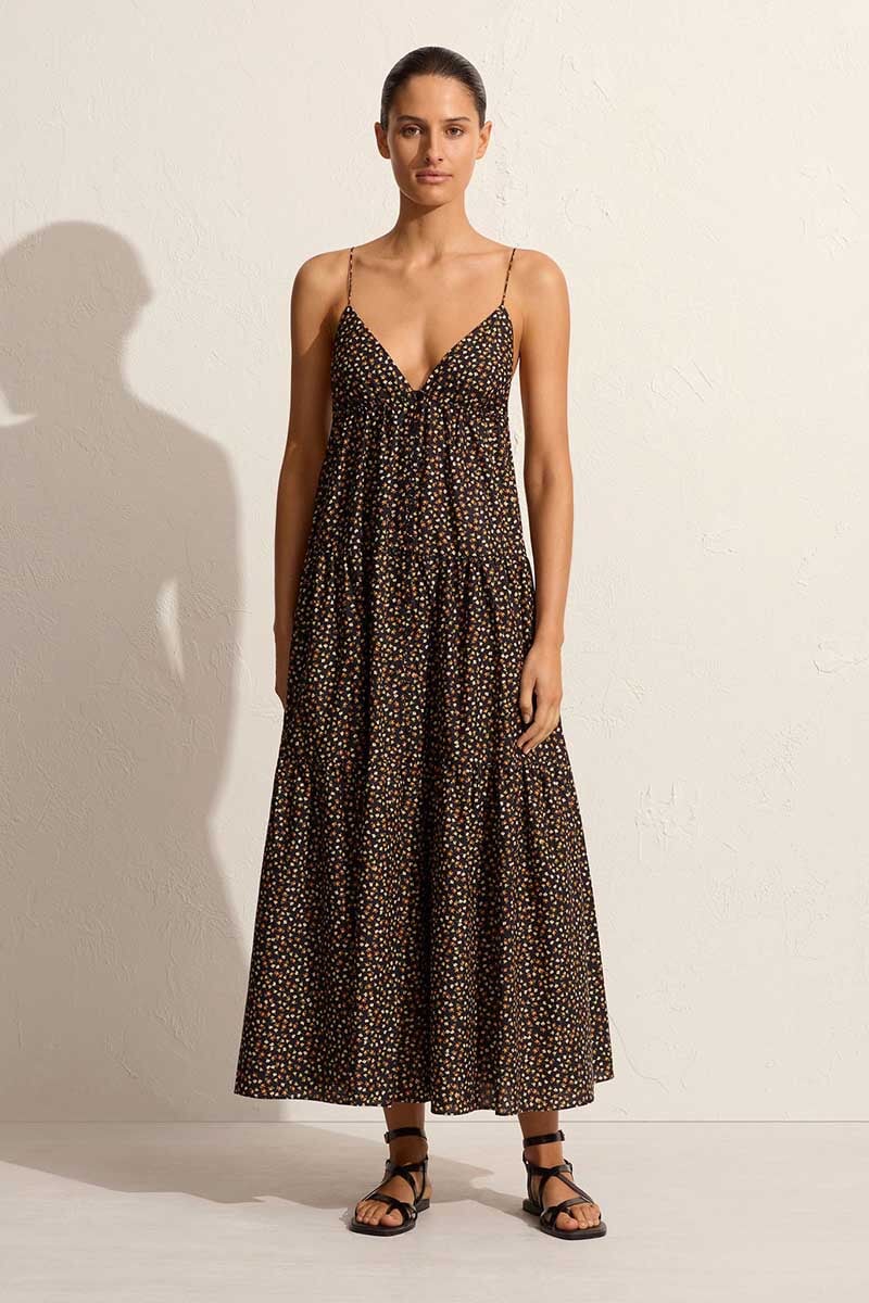TRIANGLE TIERED SUNDRESS-MEADOW Dress Matteau