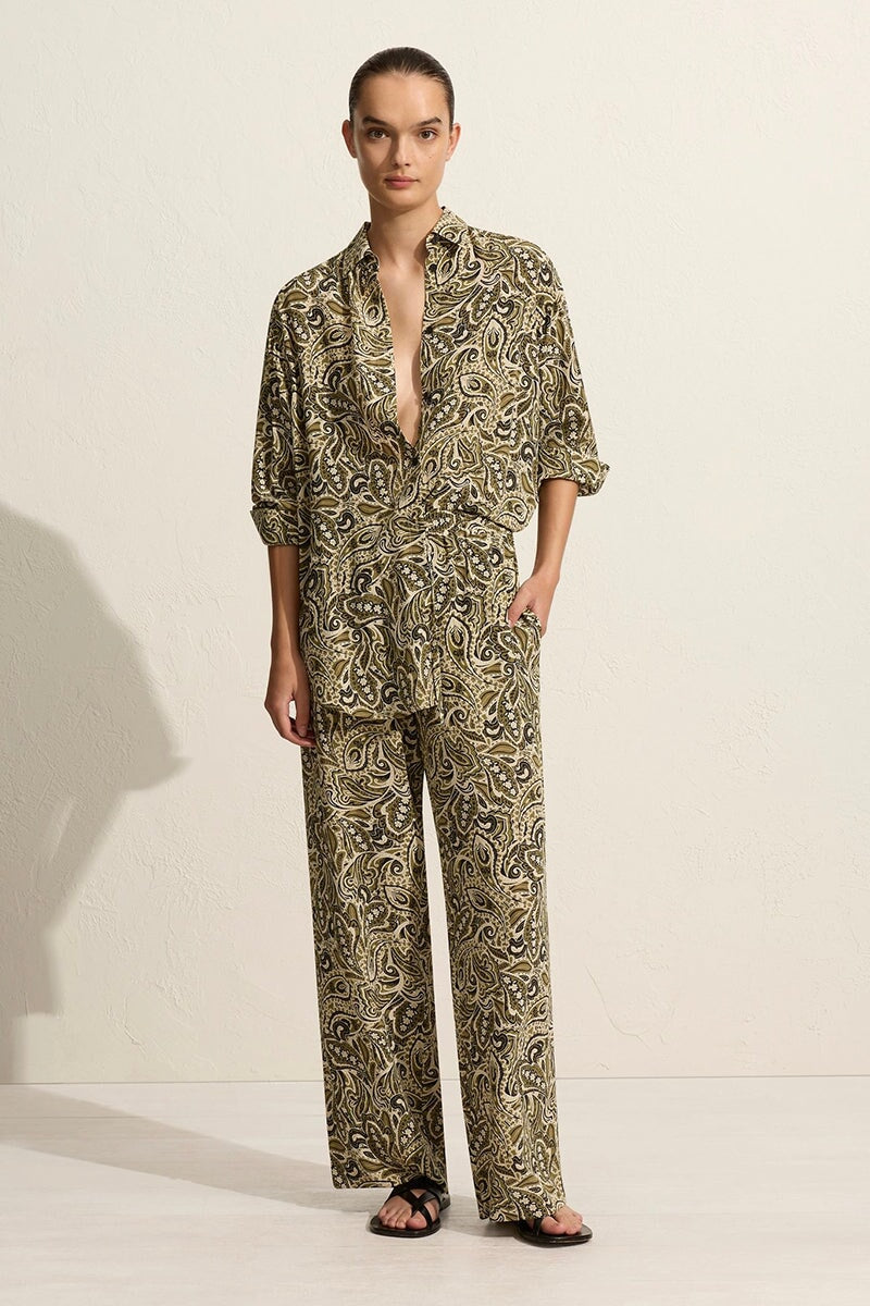 DRAWSTRING TROUSER-PAISLEY Pants Matteau 1 Paisley