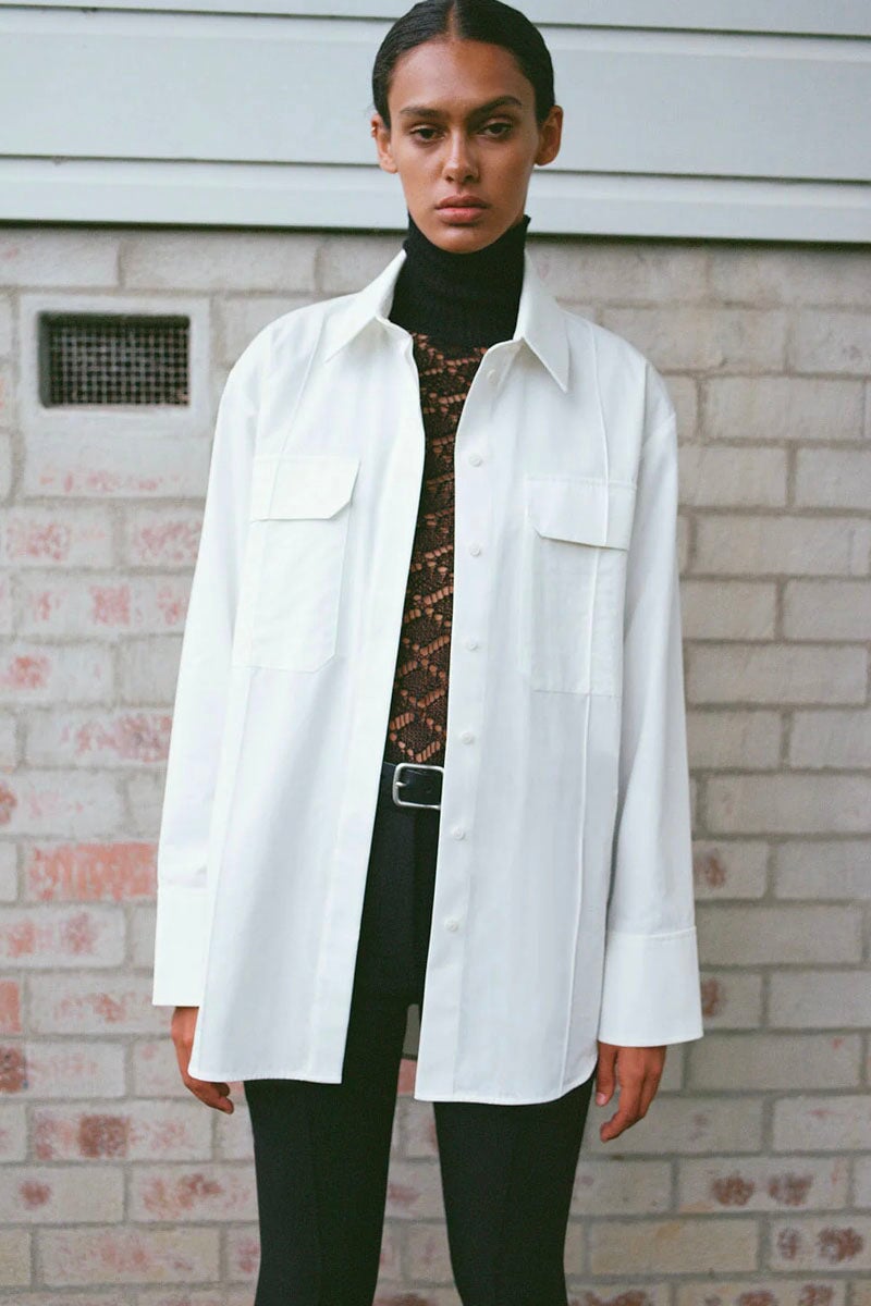VESTA OVERSIZED SHIRT-WHITE Shirts Camilla and Marc