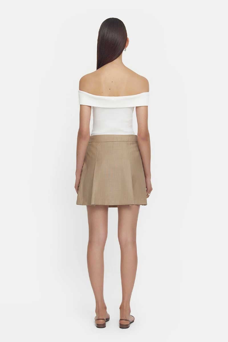 MAESTRO MERINO SKIRT-PIN CHECK Skirts Viktoria and Woods
