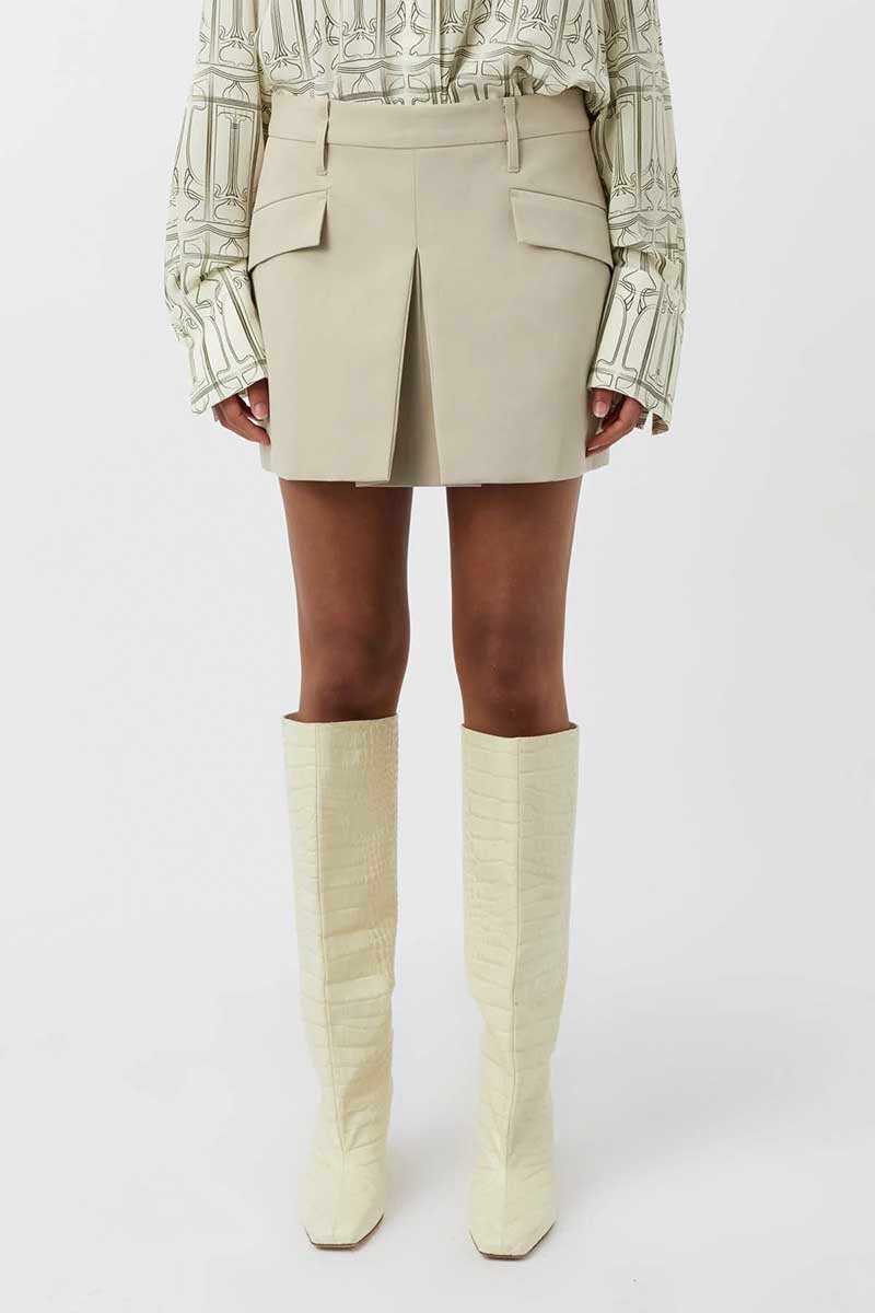 SIMONA MINI SKIRT-OYESTER Skirts Camilla and Marc