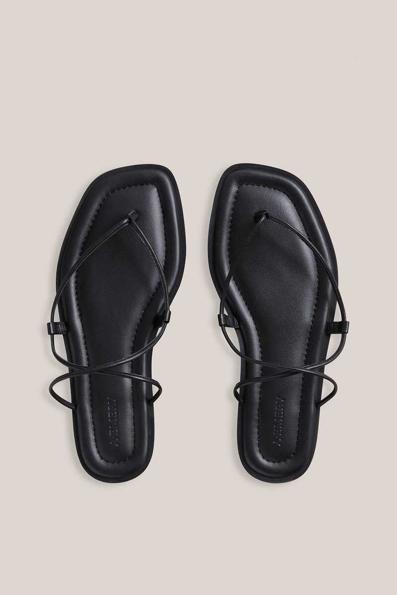 THE NODI SANDAL-BLACK Shoes A.Emery 36 Black