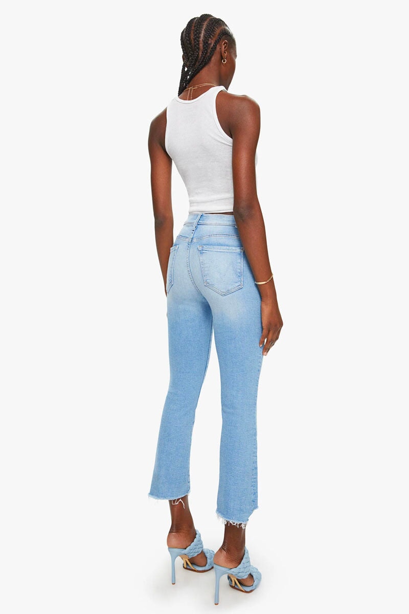 THE INSIDER CROP STEP FRAY-LIMITED EDITION Denim MOTHER