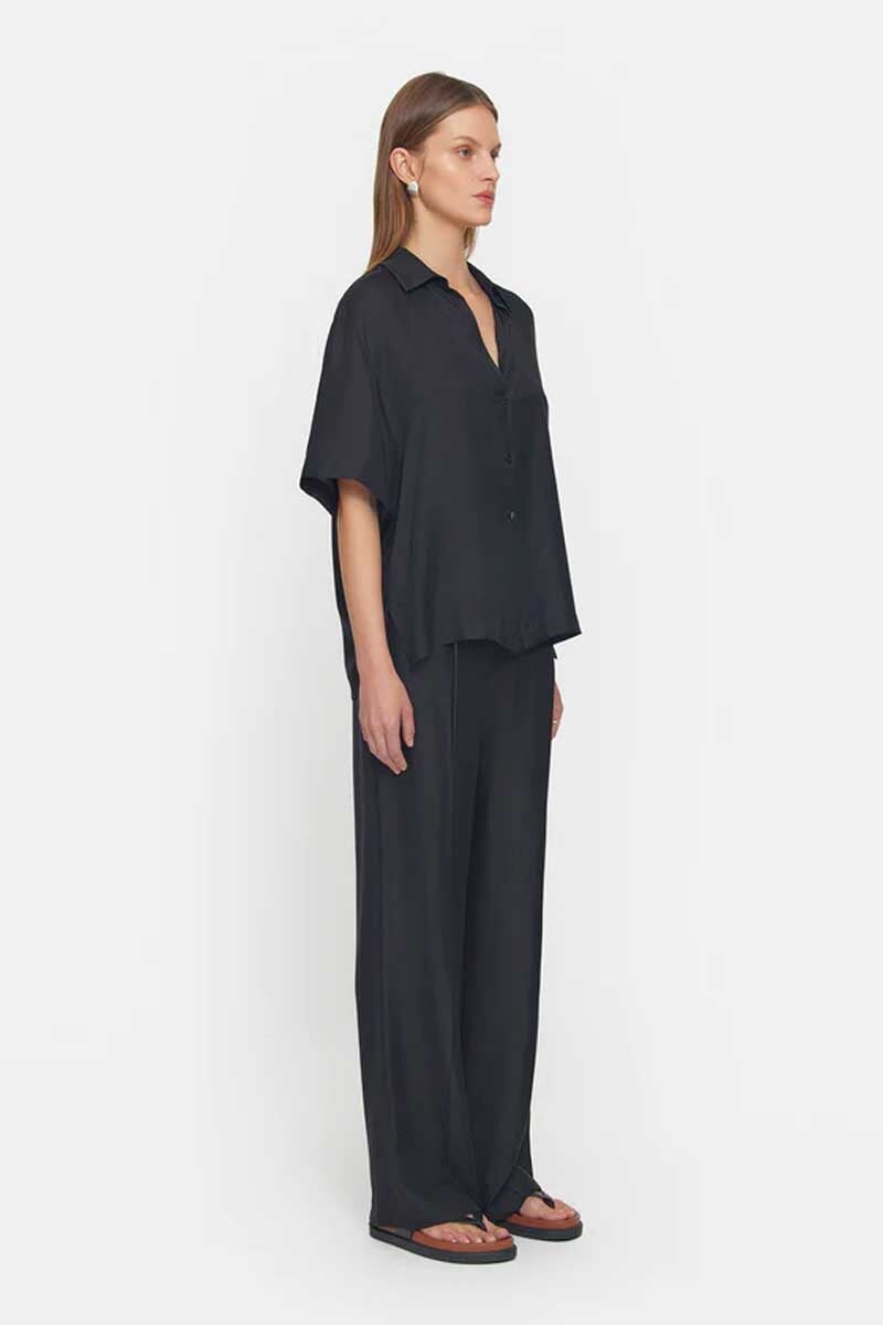 LITERATURE SHIRT-BLACK Tops Viktoria and Woods