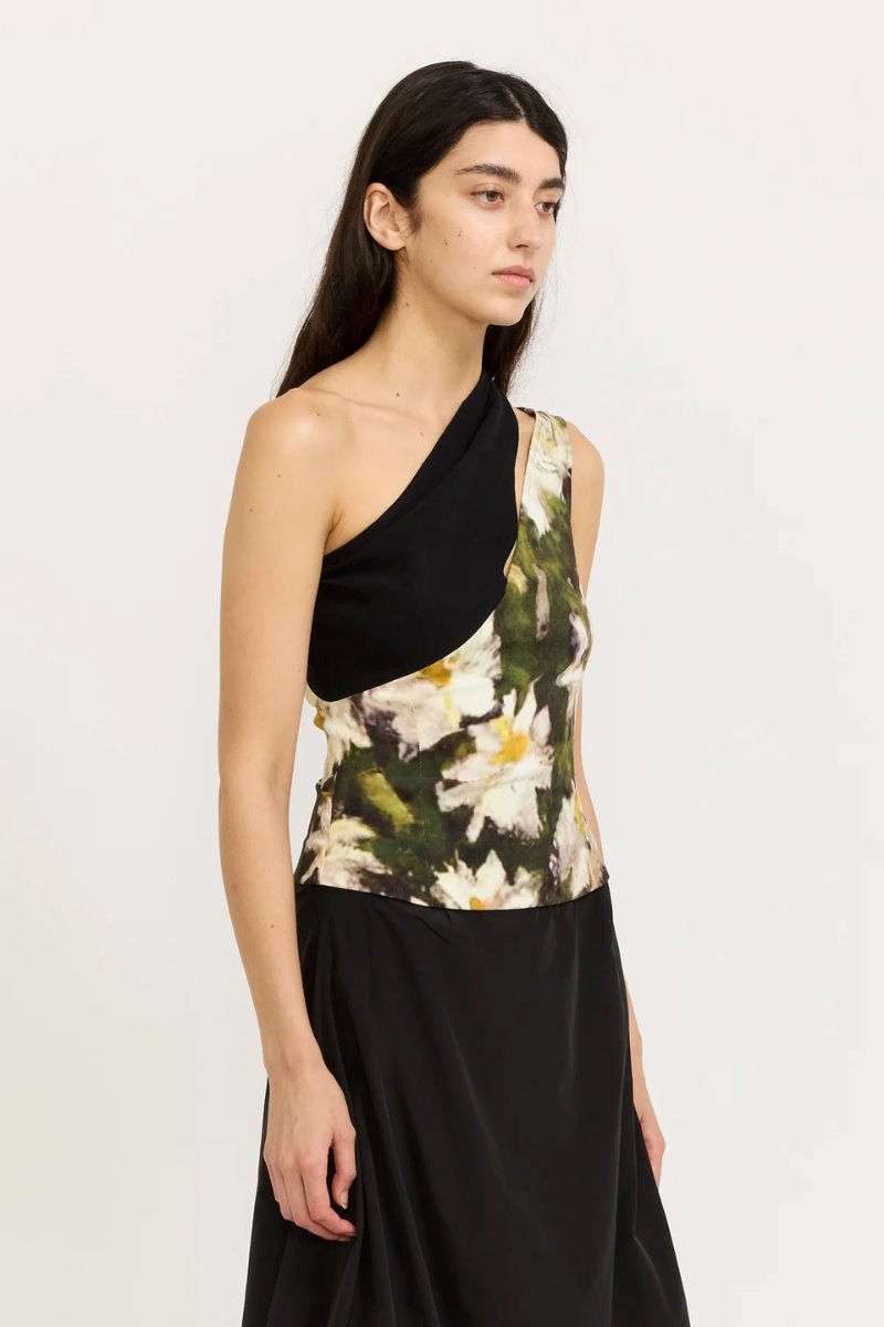 JUNE TOP-DAISY/BLACK Tops Wynn Hamlyn