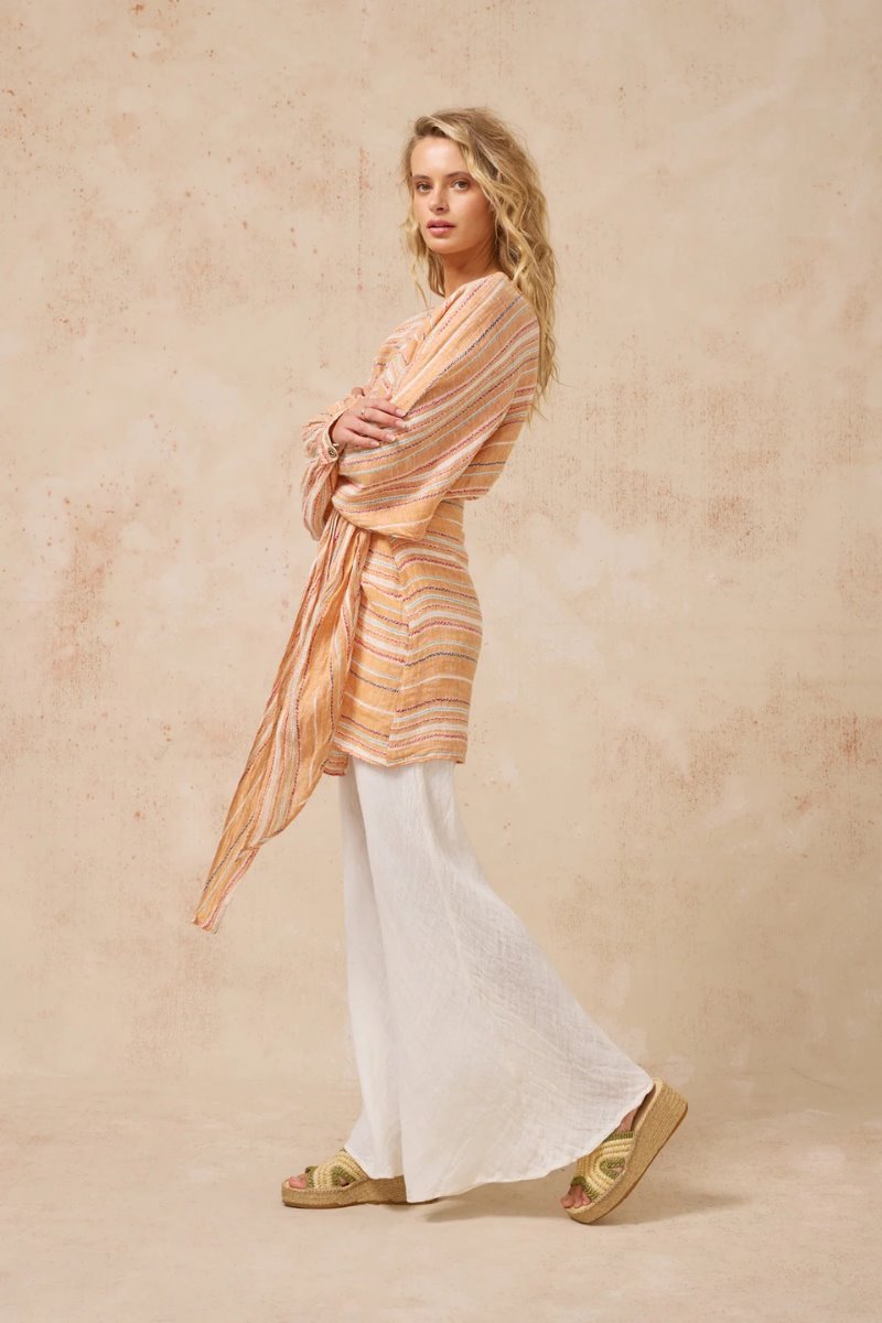 AINU DRESS-HERMES Midi Dress Estilo Emporio