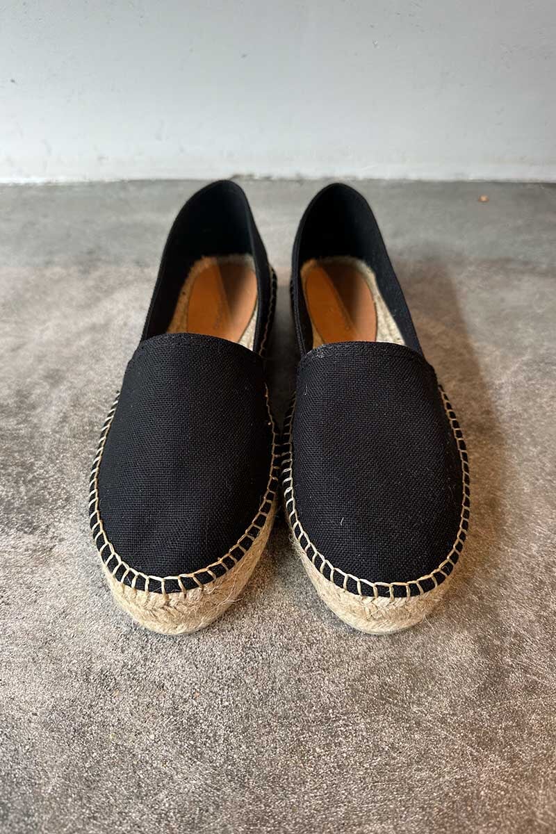 ALPA ESPADRILLE-BLACK Shoes Estilo Emporio