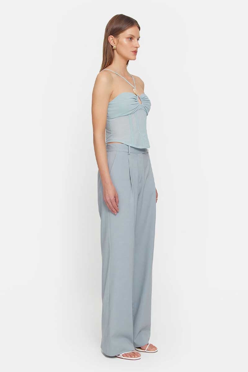 DELTA BUSTIER-ARCTIC BLUE Tops Viktoria and Woods