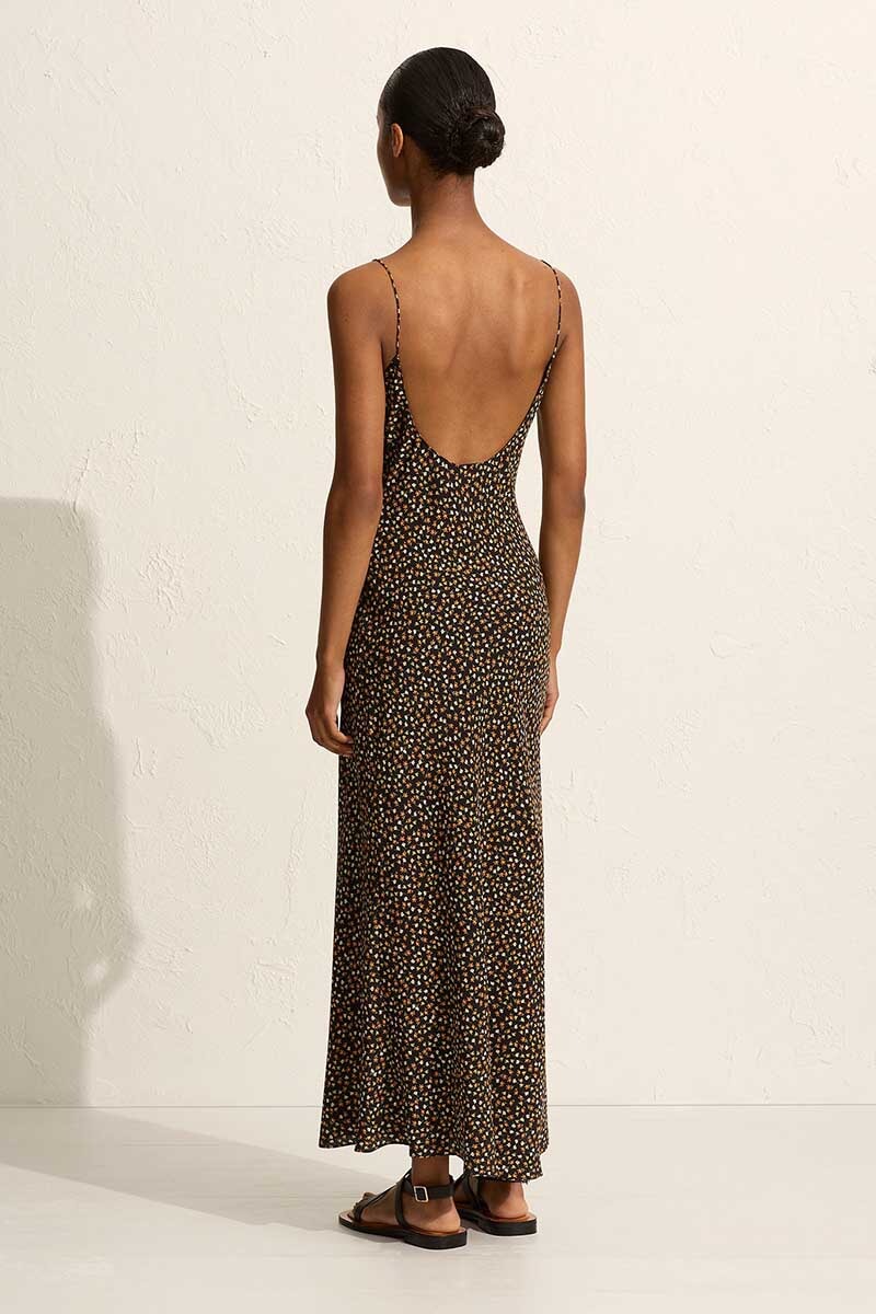 LOW BACK SLIP DRESS-MEADOW Dress Matteau