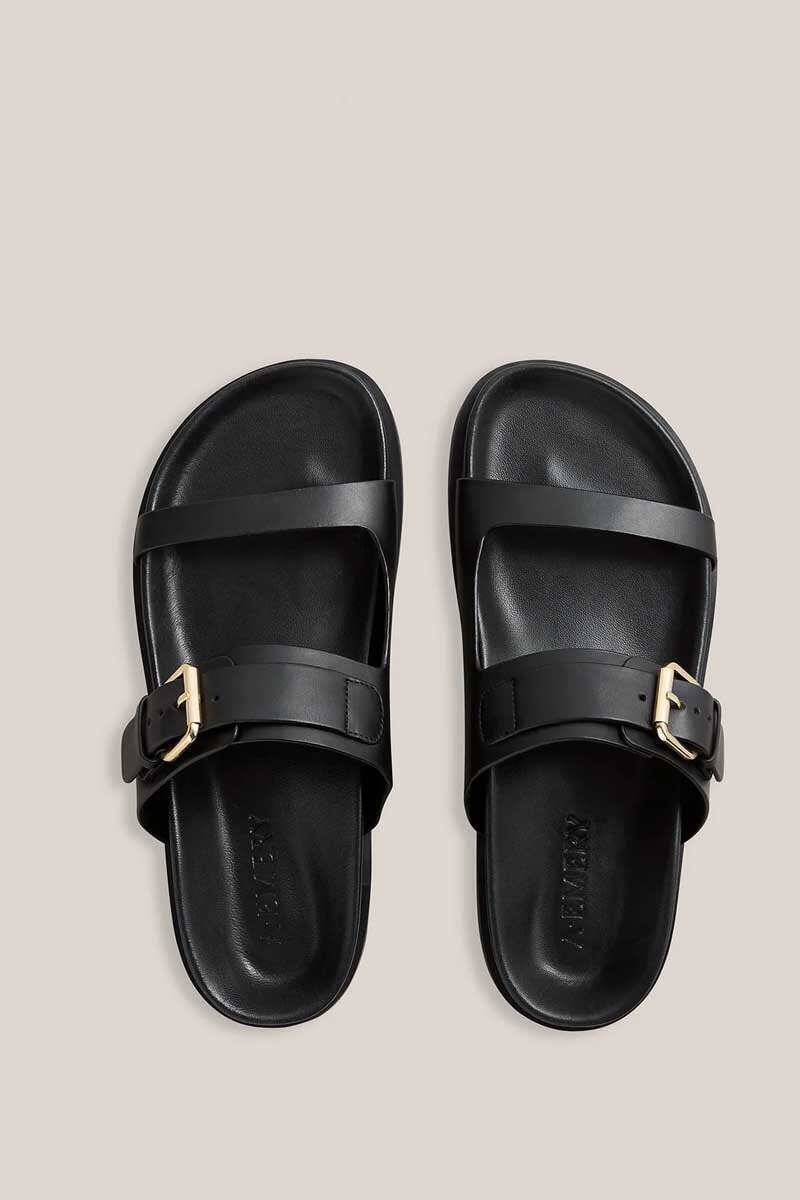 THE PRINCE SANDAL-BLACK Shoes A.Emery 36 Black