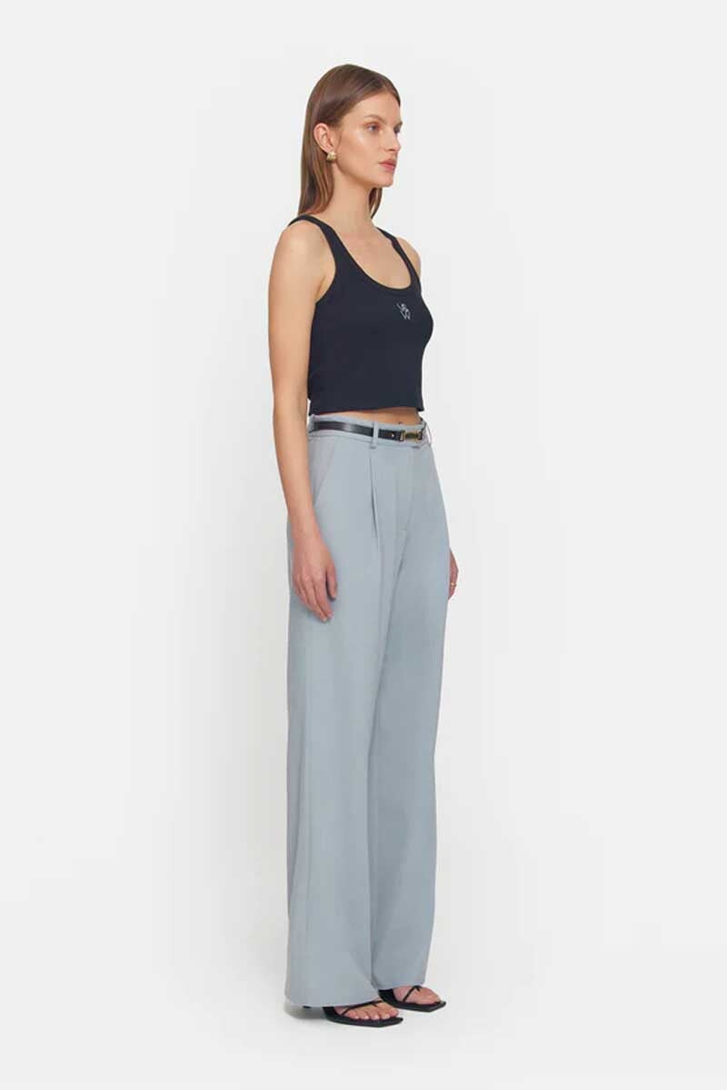 V&W CROP TANK-BLACK Tops Viktoria and Woods
