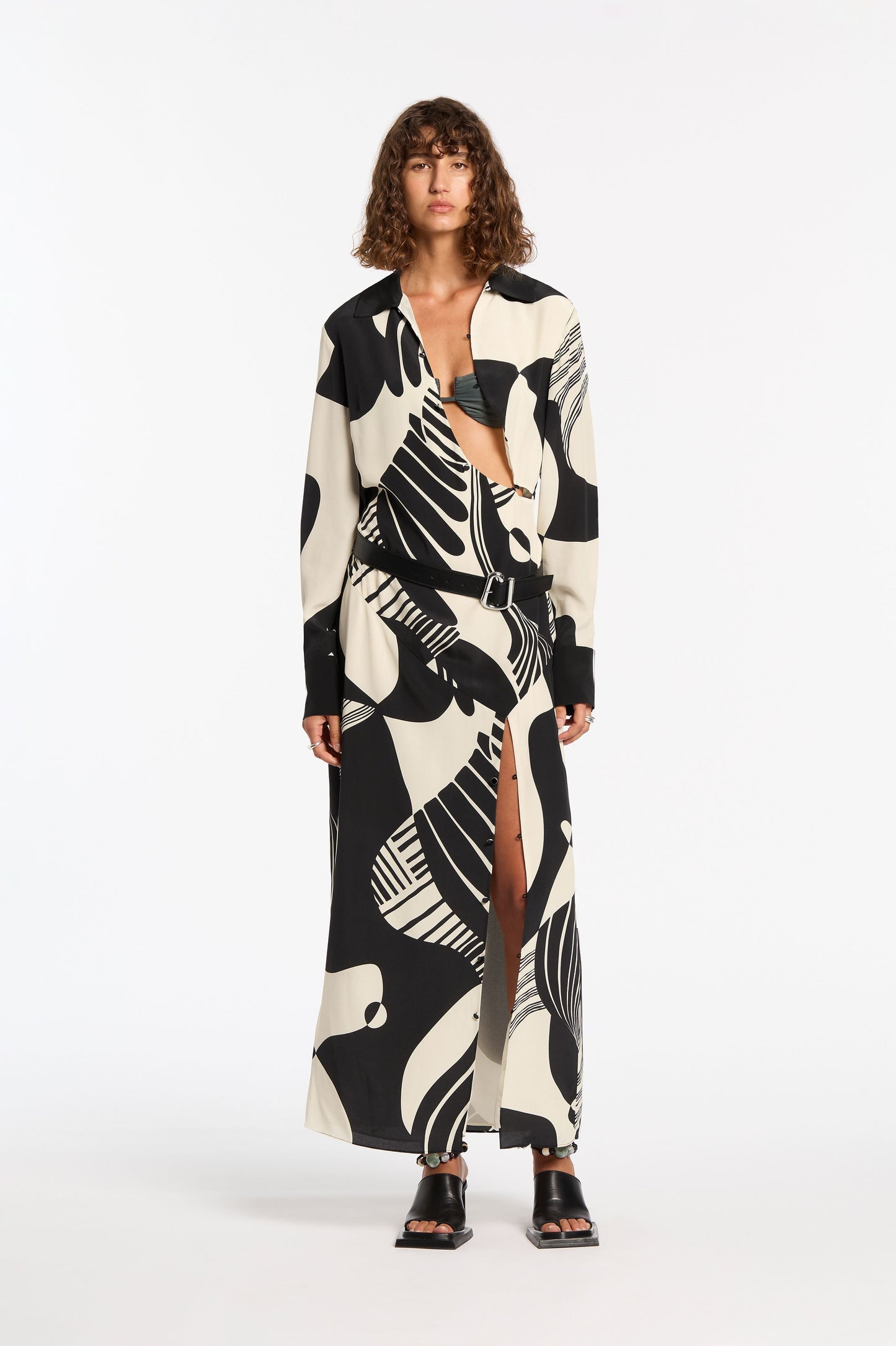 REALISME BUTTONED SHIRT DRESS-PAPIER Dress SIR. 0 Papier