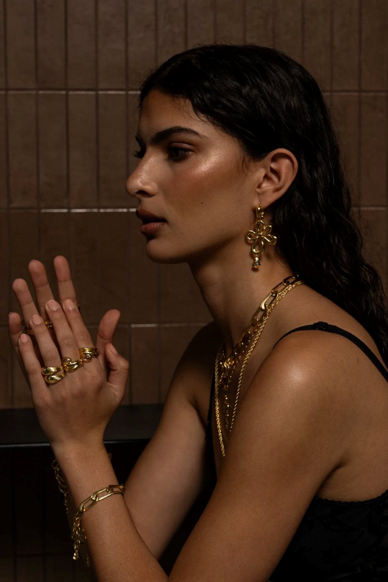 XANA RING-GOLD Rings MOUNTAIN & MOON