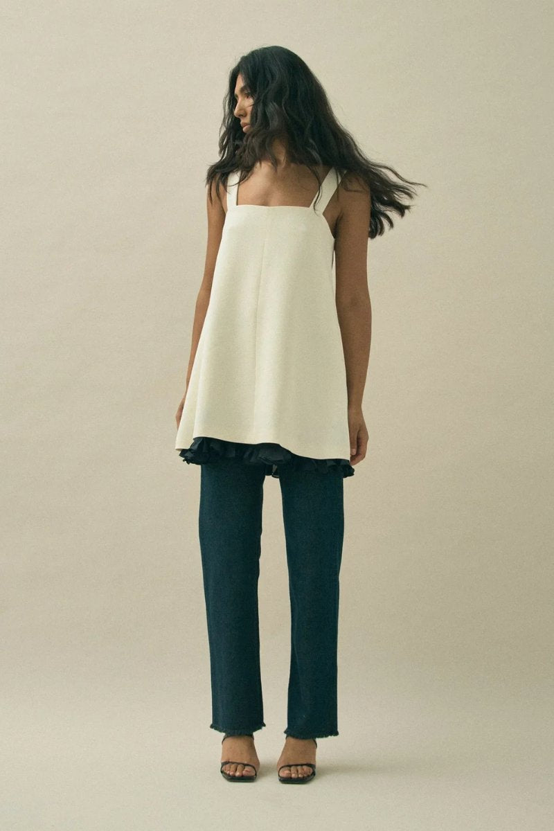 SOMEDAY SOON DRESS IVORY-IVORY Mini Dress Maggie Marilyn