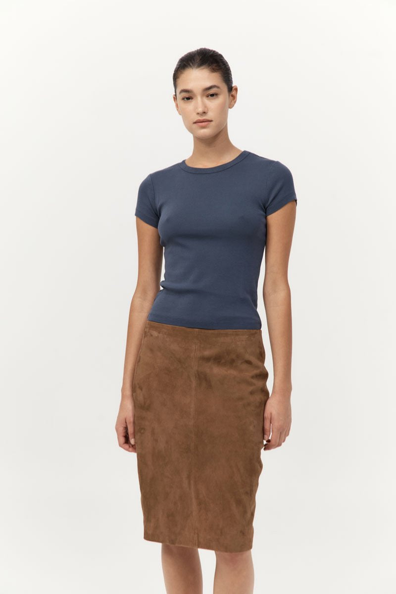 ORGANIC COTTON BABY TEE-STORM Tops ST AGNI