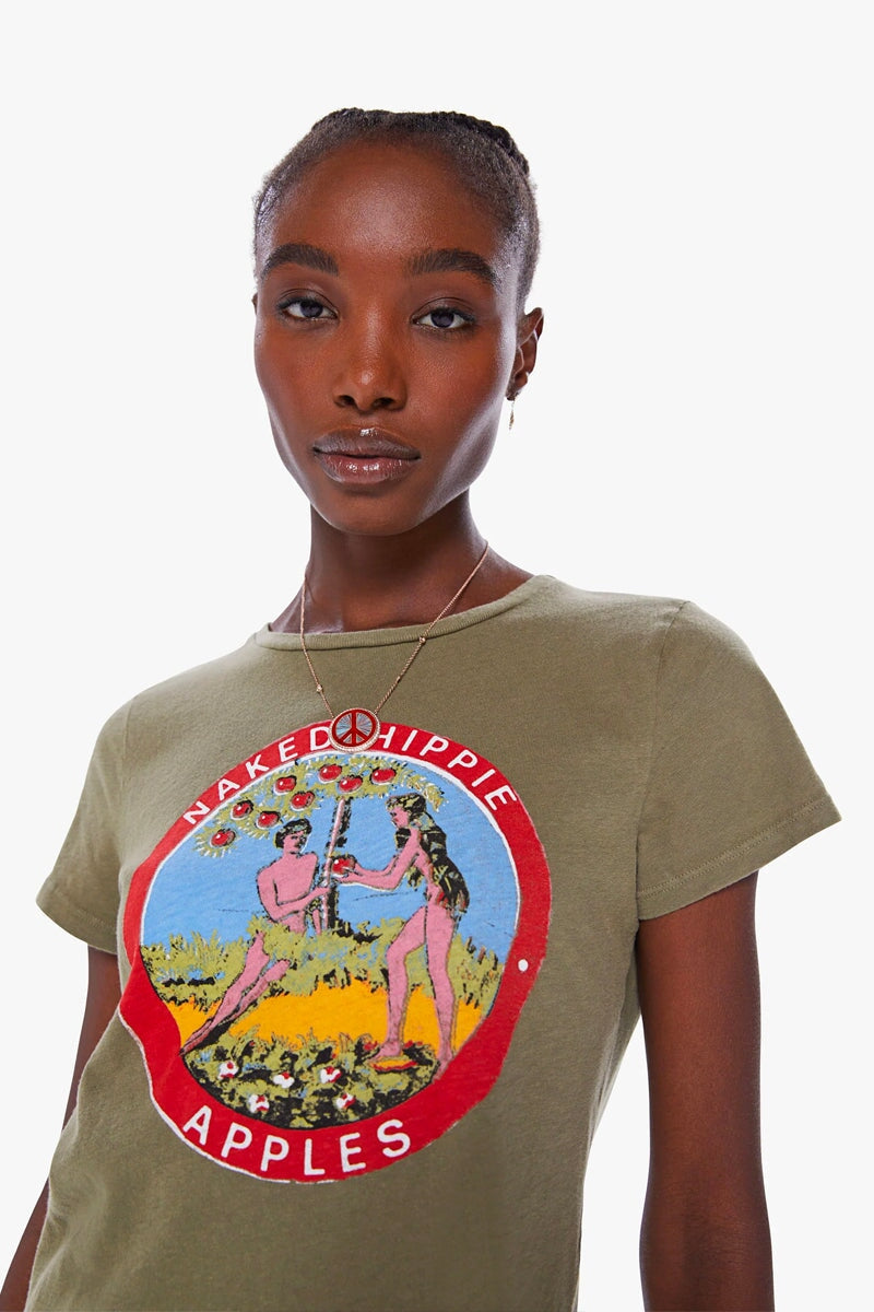 THE CROPPED ITTY BITTY GOODIE-NAKED HIPPIES Denim MOTHER XS Naked Hippies