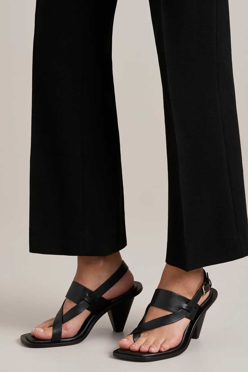 THE RYDER HEELDED SANDAL-BLACK Shoes A.Emery