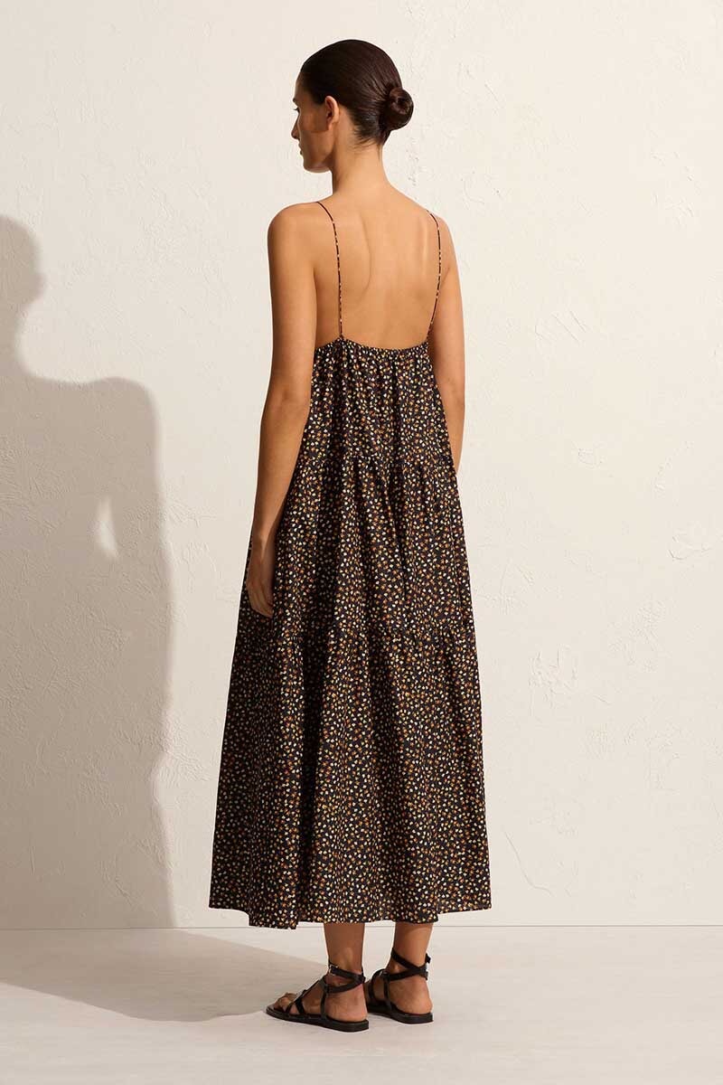TRIANGLE TIERED SUNDRESS-MEADOW Dress Matteau