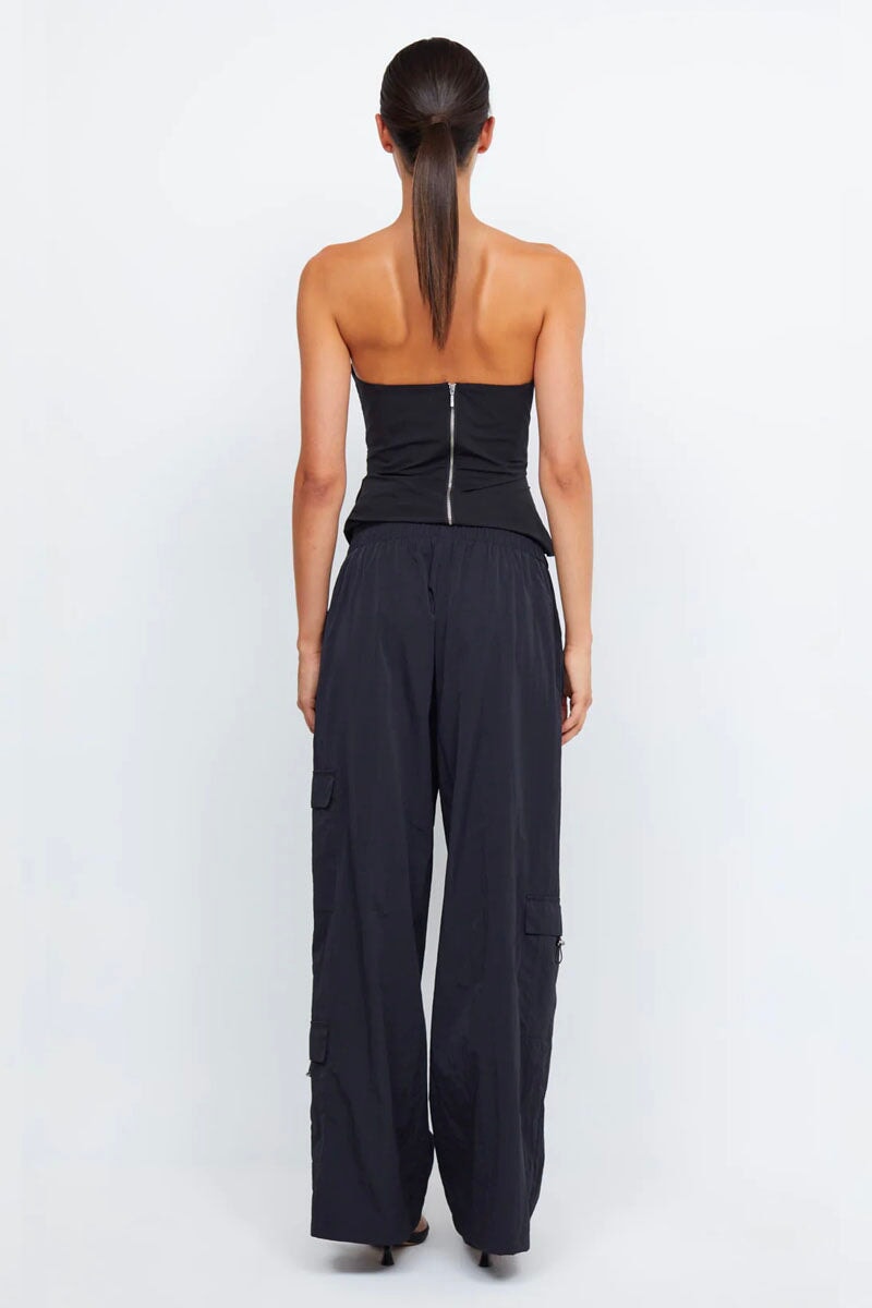 GAB DRAWCORD PANT-BLACK Pants Bec and Bridge
