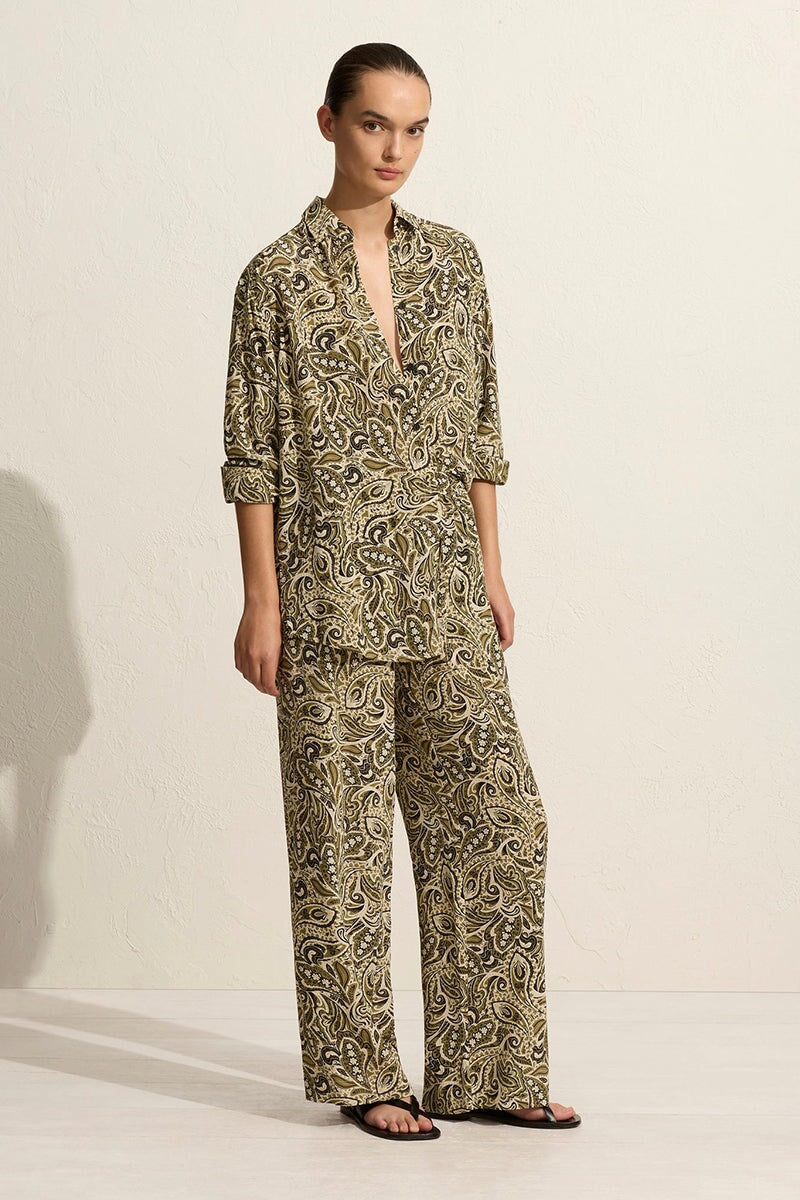 DRAWSTRING TROUSER-PAISLEY Pants Matteau