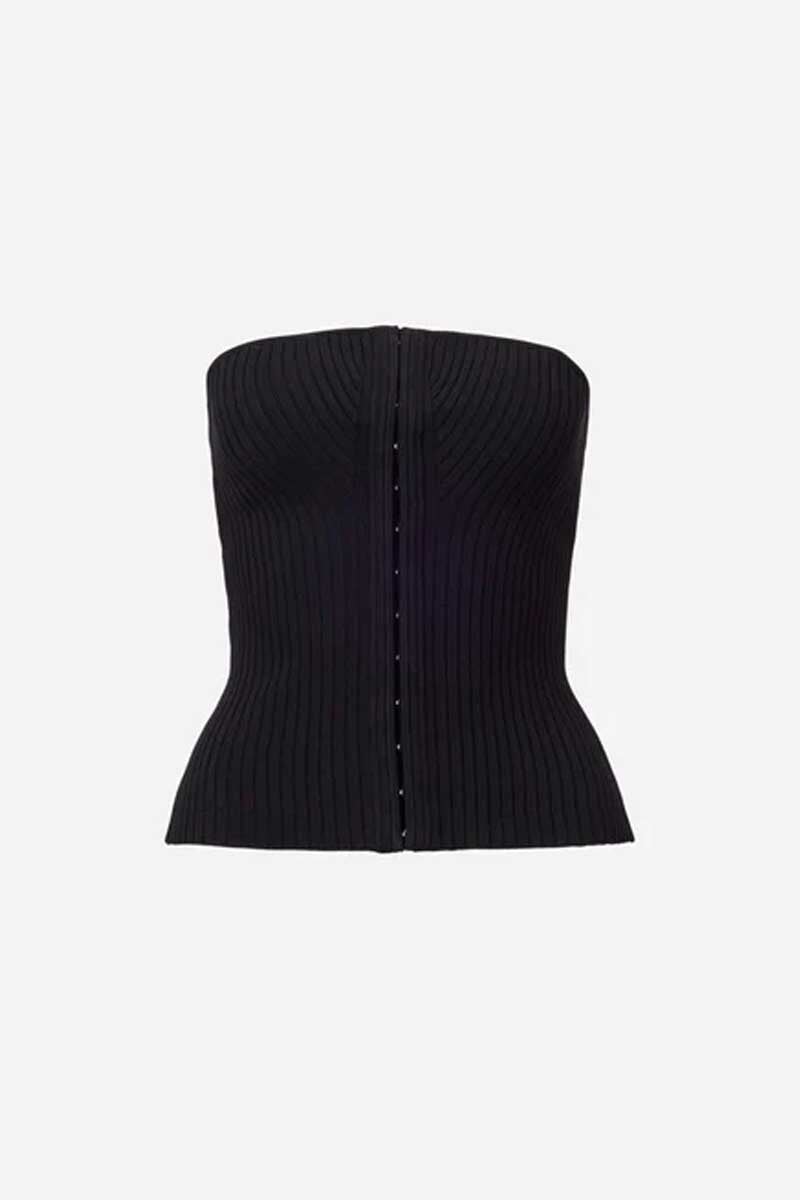 TIGRESS BUSTIER-BLACK Tops Viktoria and Woods