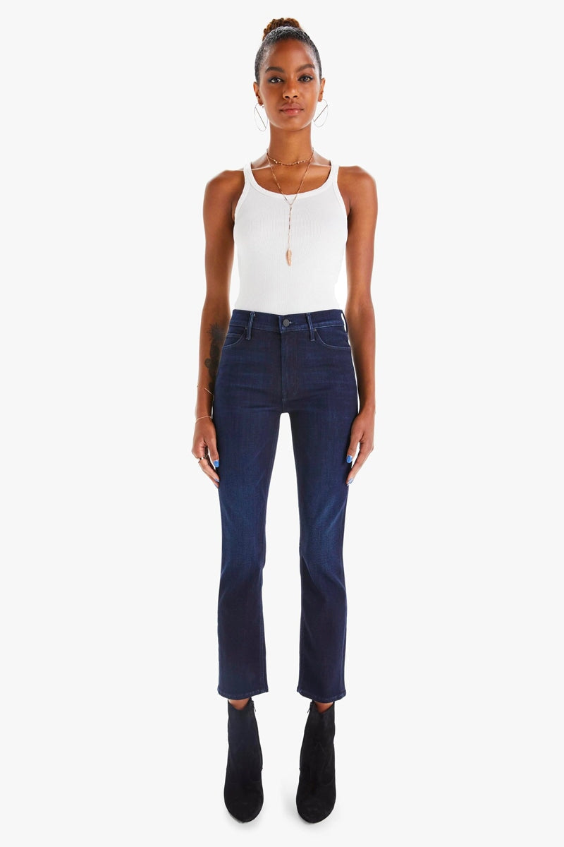 THE MID RISE DAZZLER ANKLE-NOW OR NEVER Denim MOTHER