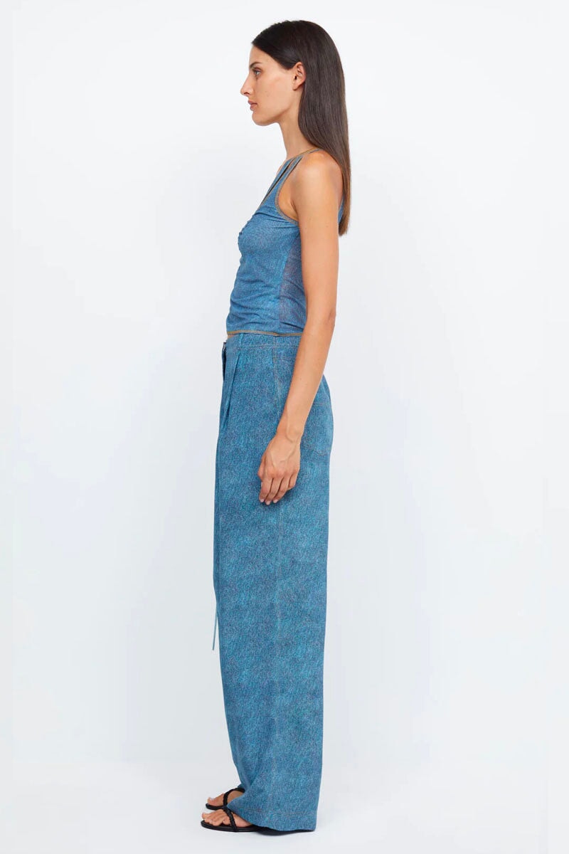 DUSTIN TROUSER-DARK DENIM Pants Bec and Bridge