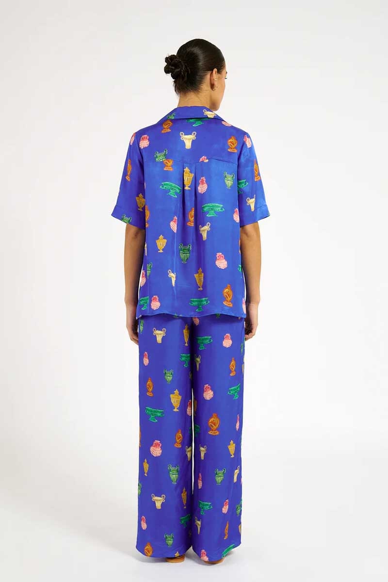CRUZ SHIRT-CERAMICA COBALT Tops ROAME.